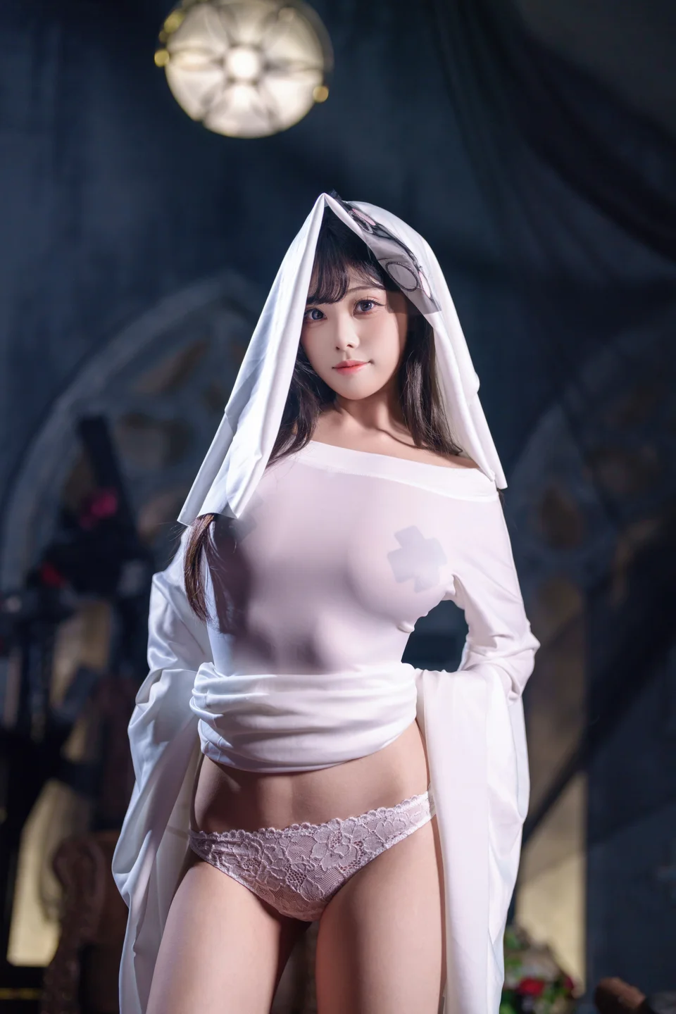 蜜汁猫裘 - 幽灵娘 [67P,3V-3.9GB] tg@simisebaisi 【丝足阁】029.webp